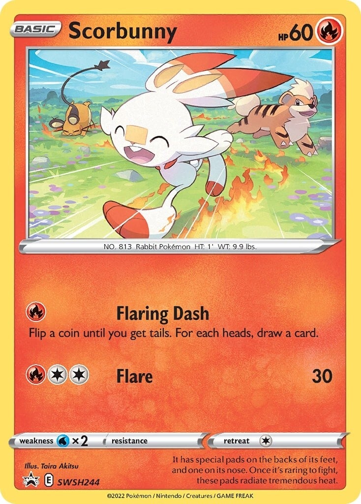 Scorbunny (SWSH244) [Sword & Shield: Black Star Promos] | Mega City Incorporated