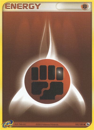 Fighting Energy (105/109) [EX: Ruby & Sapphire] | Mega City Incorporated