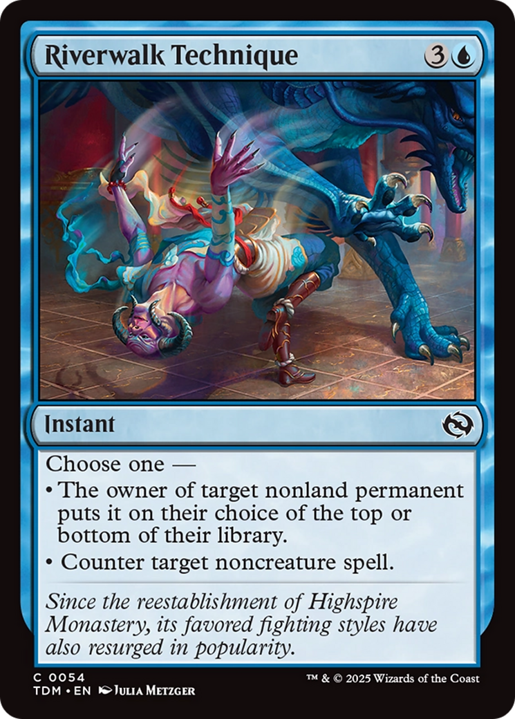 Riverwalk Technique [Tarkir: Dragonstorm] | Mega City Incorporated