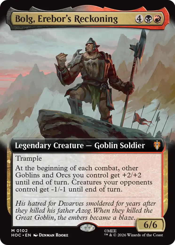 Bolg, Erebor's Reckoning (Extended Art) [The Hobbit: Eternal-Legal] | Mega City Incorporated