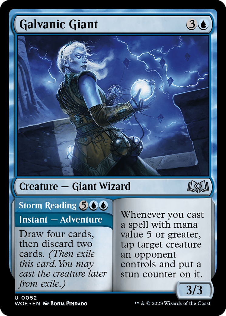 Galvanic Giant // Storm Reading [Wilds of Eldraine] | Mega City Incorporated