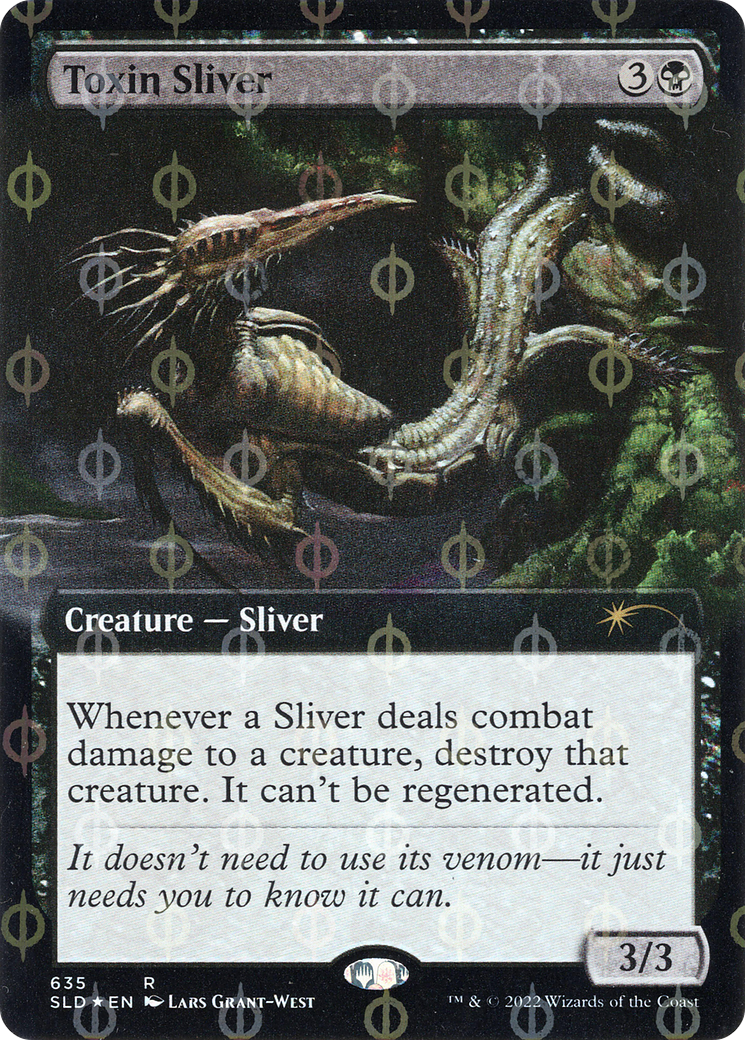 Toxin Sliver (Extended Art) (Step-and-Compleat Foil) [Secret Lair Drop Promos] | Mega City Incorporated