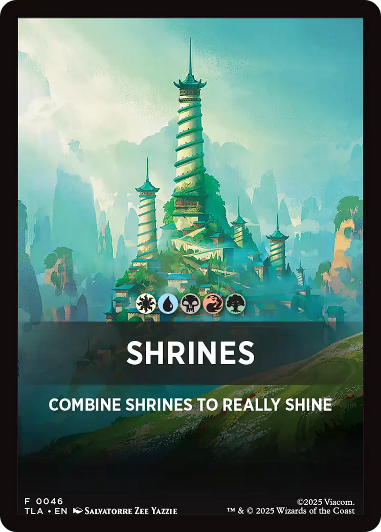 Shrines Theme Card [Avatar: The Last Airbender Tokens] | Mega City Incorporated