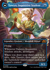 Tamiyo, Inquisitive Student // Tamiyo, Seasoned Scholar (Borderless) (Textured Foil) [Modern Horizons 3] | Mega City Incorporated