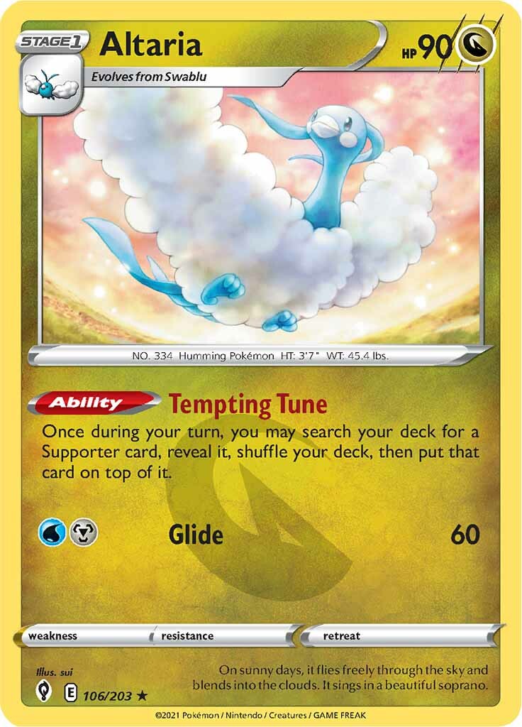 Altaria (106/203) [Sword & Shield: Evolving Skies] | Mega City Incorporated