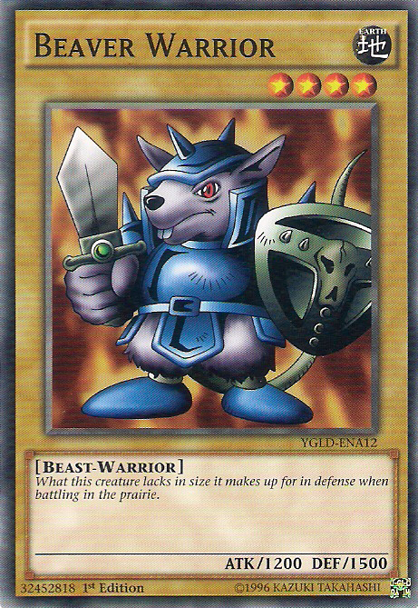 Beaver Warrior [YGLD-ENA12] Common | Mega City Incorporated