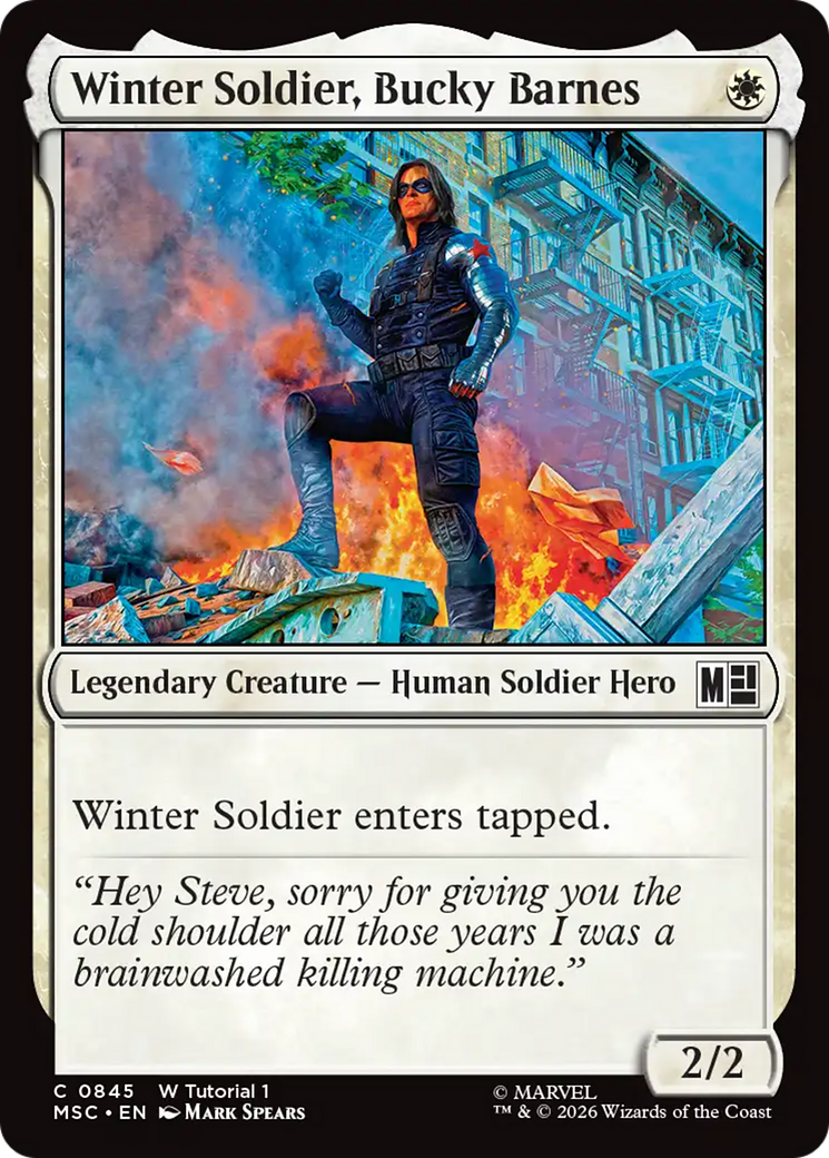 Winter Soldier, Bucky Barnes (0845) [Marvel Super Heroes Commander] | Mega City Incorporated