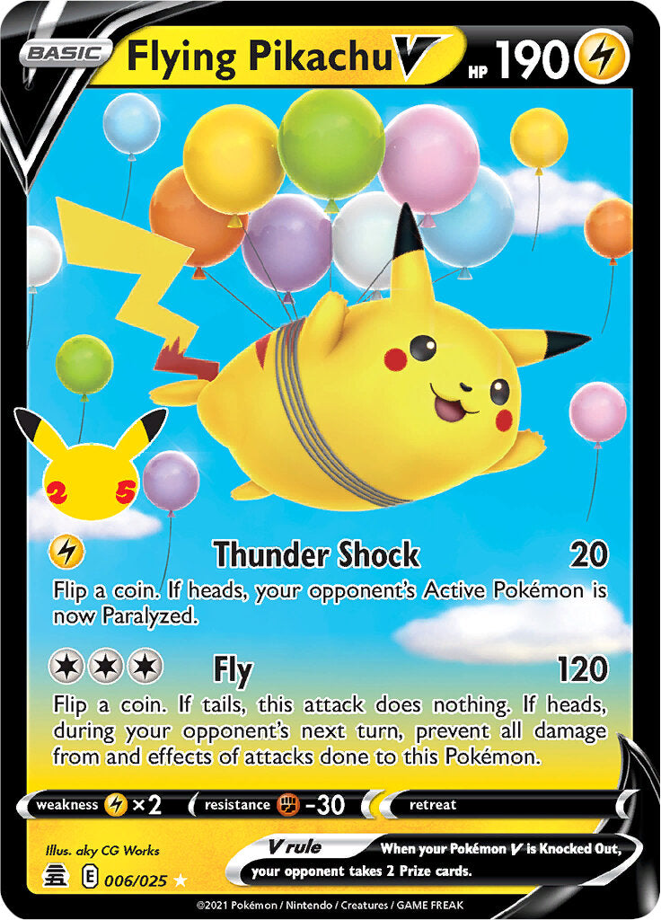 Flying Pikachu V (006/025) [Celebrations: 25th Anniversary] | Mega City Incorporated