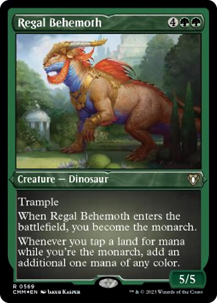 Regal Behemoth (Foil Etched) [Commander Masters] | Mega City Incorporated