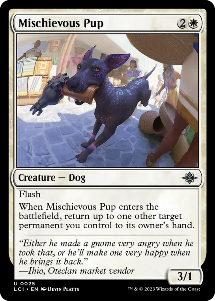 Mischievous Pup [The Lost Caverns of Ixalan] | Mega City Incorporated