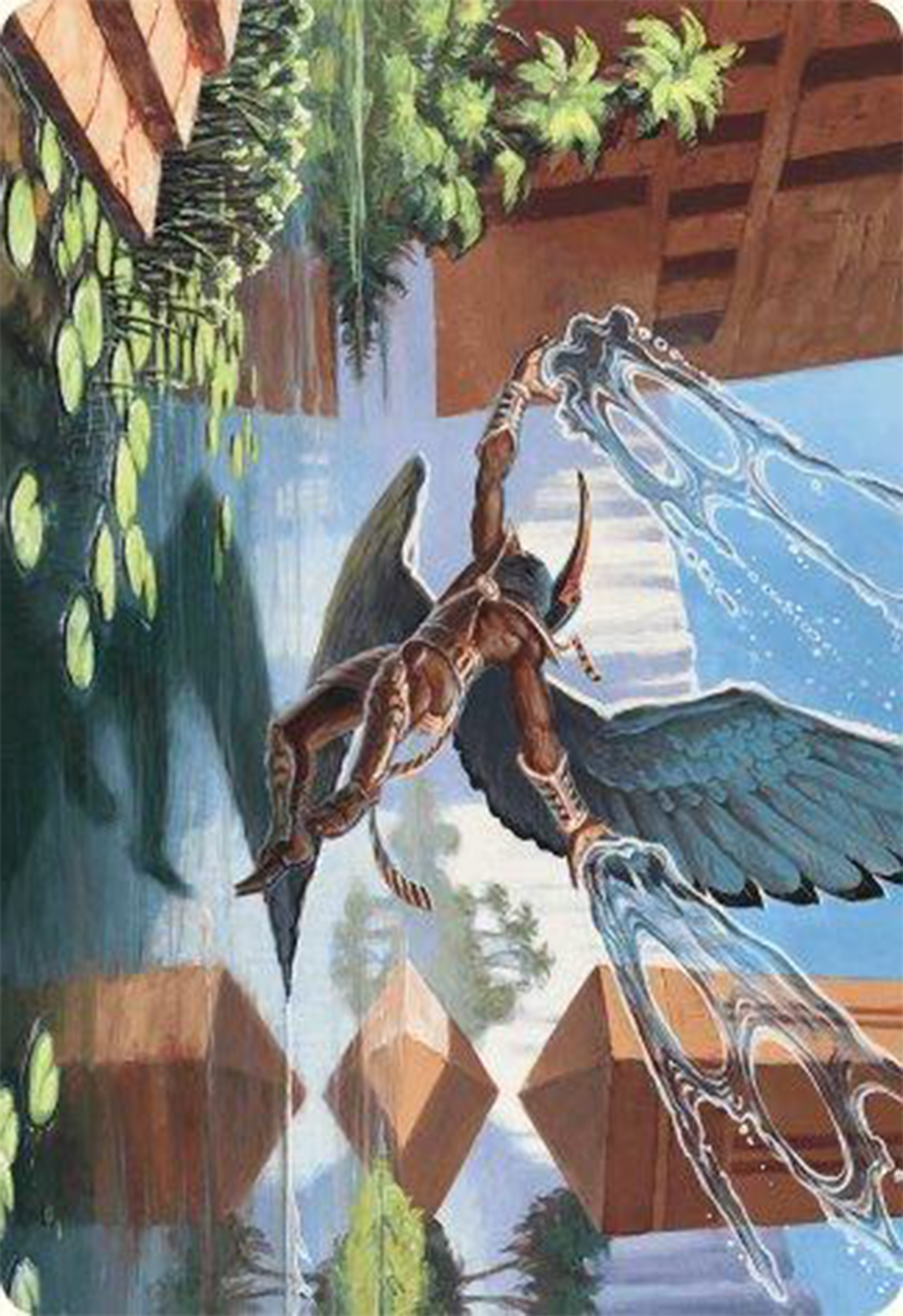Nadu, Winged Wisdom Art Card [Modern Horizons 3 Art Series] | Mega City Incorporated
