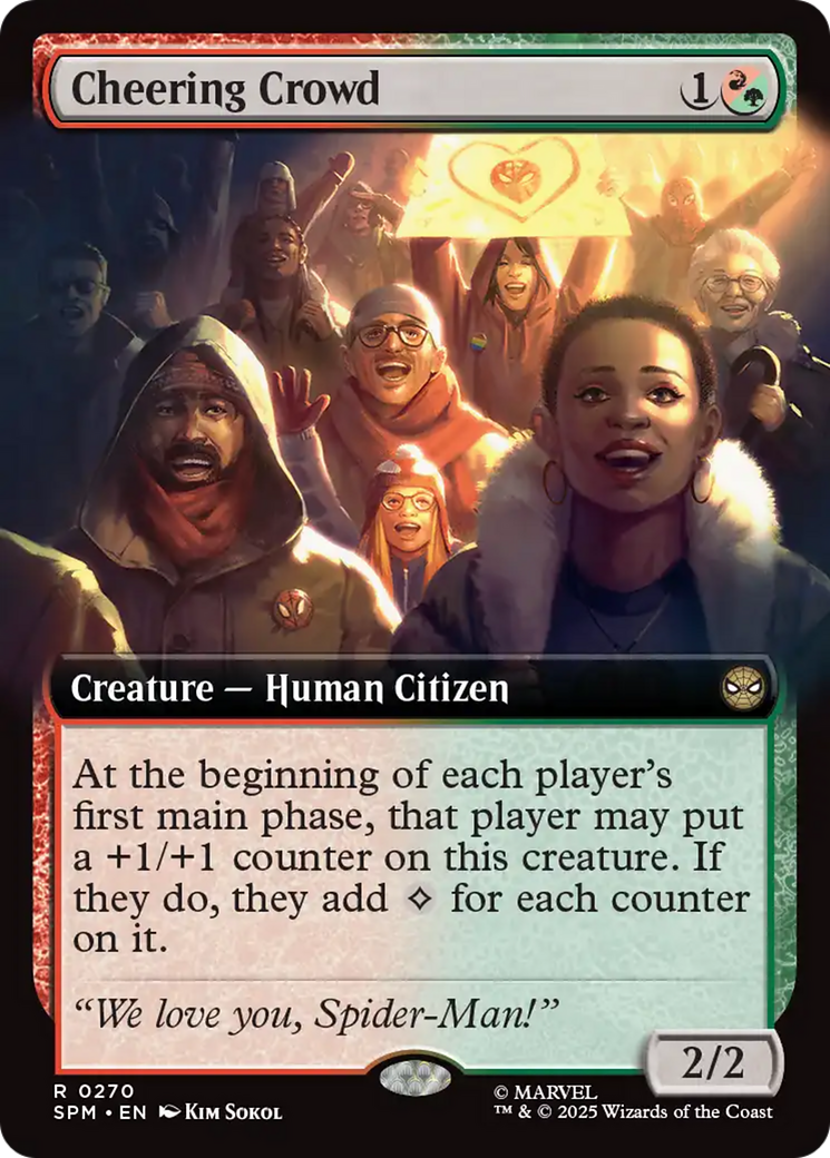 Cheering Crowd (Extended Art) [Marvel's Spider-Man] | Mega City Incorporated