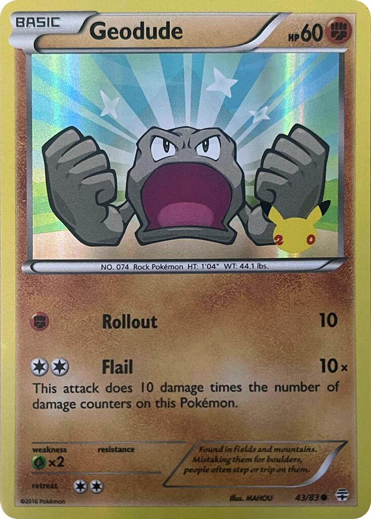 Geodude (043/083) [Celebrations: 25th Anniversary] | Mega City Incorporated