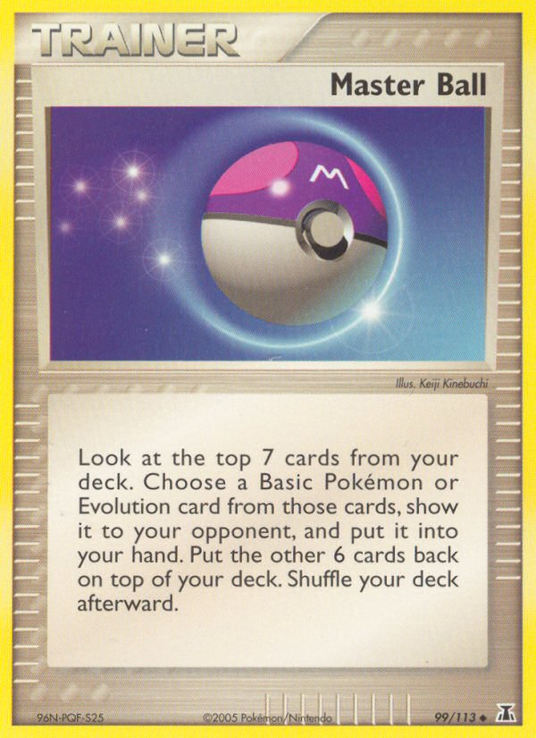 Master Ball (99/113) [EX: Delta Species] | Mega City Incorporated