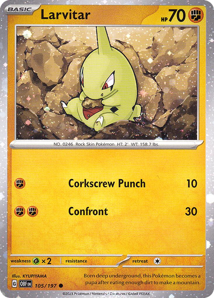 Larvitar (105/197) (Cosmos Holo) [Miscellaneous Cards] | Mega City Incorporated