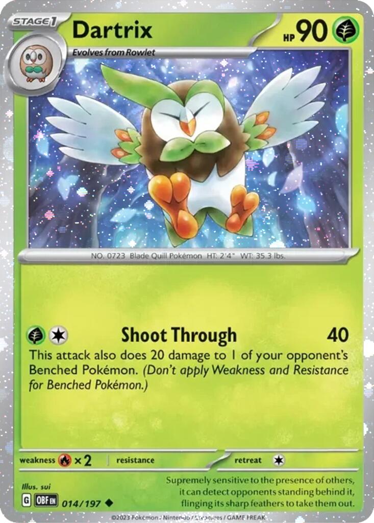 Dartrix (014/197) (Cosmos Holo) [Miscellaneous Cards] | Mega City Incorporated