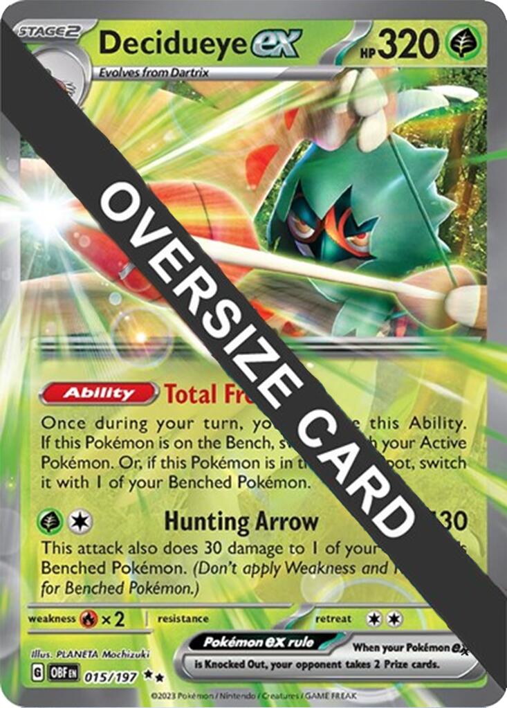 Decidueye ex (015/197) (Jumbo Card) [Miscellaneous Cards] | Mega City Incorporated