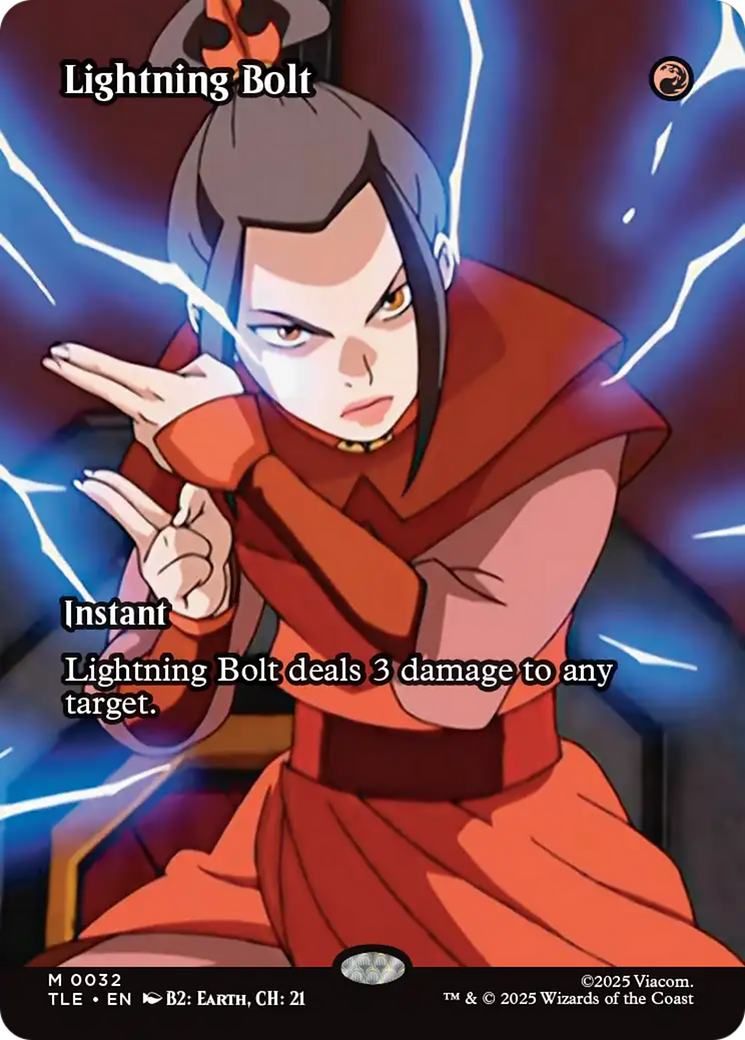 Lightning Bolt (Borderless) [Avatar: The Last Airbender: Eternal-Legal] | Mega City Incorporated