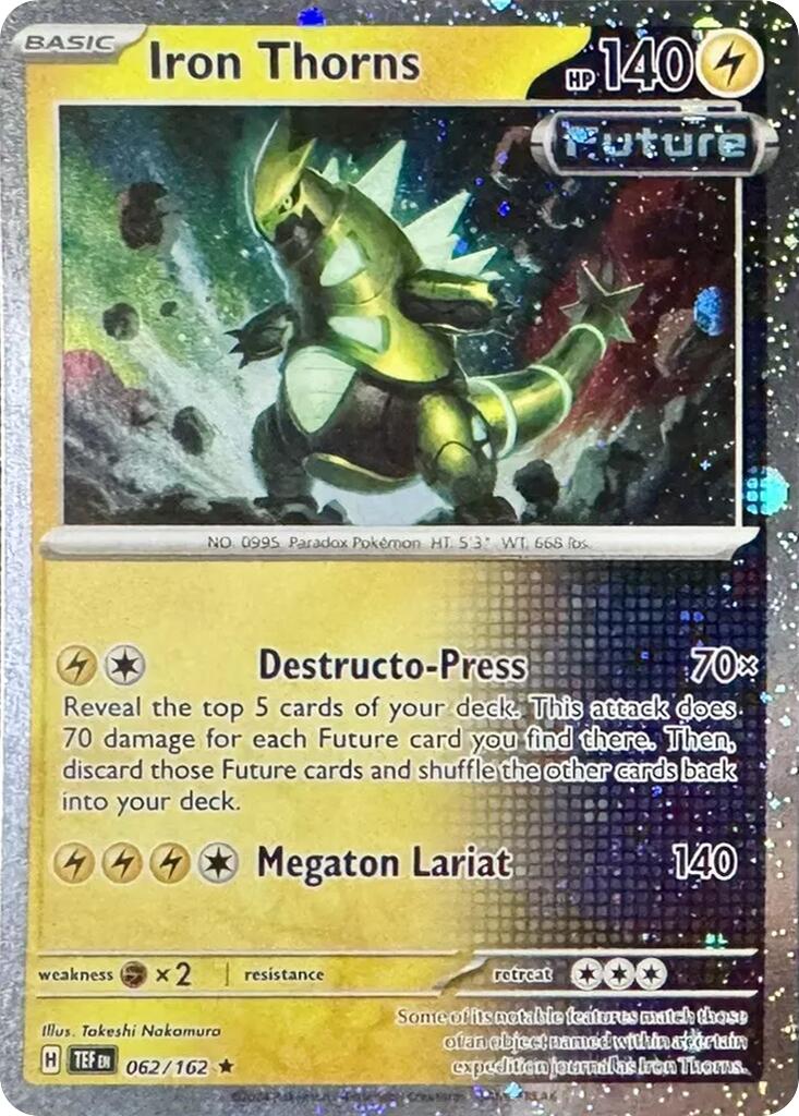 Iron Thorns (062/162) (Cosmos Holo) [Miscellaneous Cards] | Mega City Incorporated