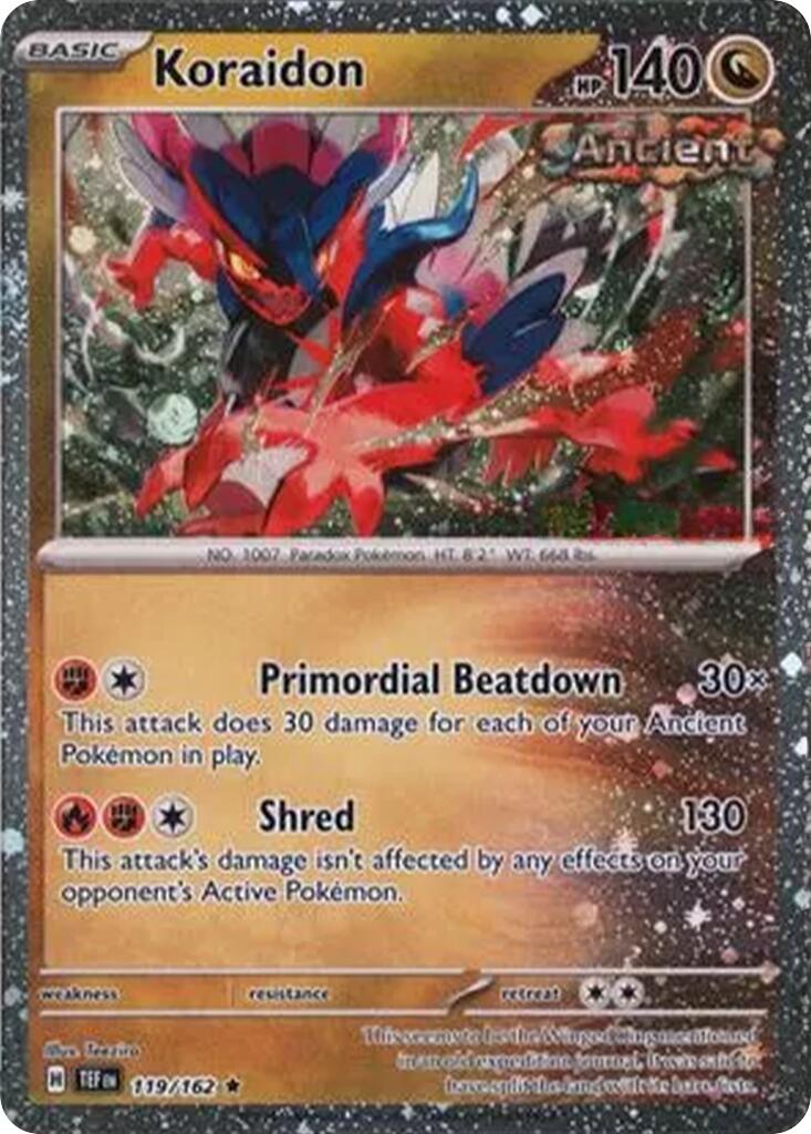 Koraidon (119/162) (Cosmos Holo) [Miscellaneous Cards] | Mega City Incorporated