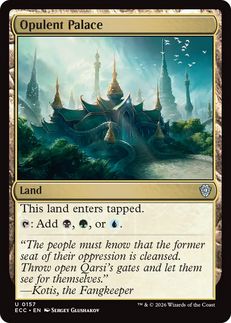 Opulent Palace [Lorwyn Eclipsed Commander] | Mega City Incorporated