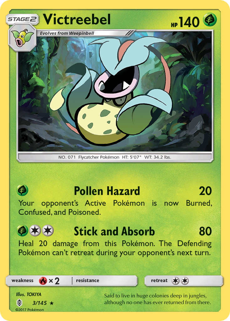 Victreebel (3/145) [Sun & Moon: Guardians Rising] | Mega City Incorporated