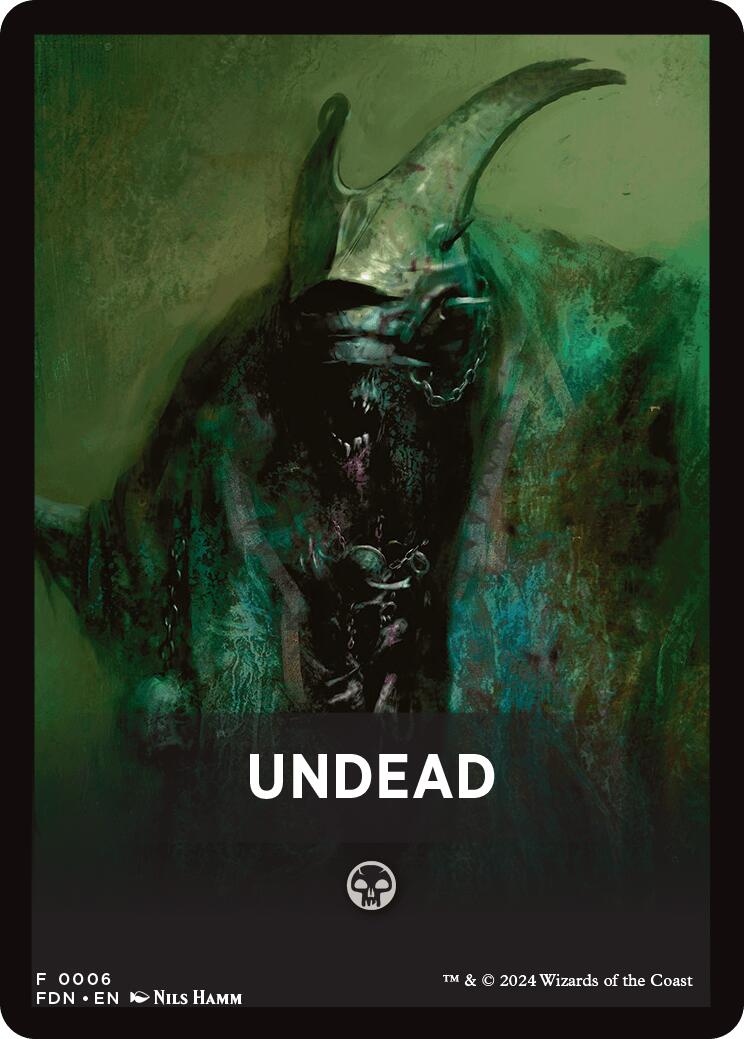 Undead Theme Card [Foundations Tokens] | Mega City Incorporated