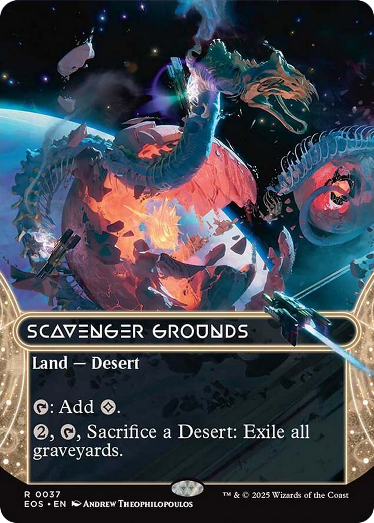 Scavenger Grounds (0037) (Borderless) [Edge of Eternities: Stellar Sights] | Mega City Incorporated