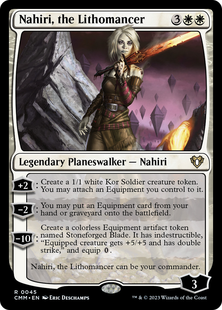 Nahiri, the Lithomancer [Commander Masters] | Mega City Incorporated