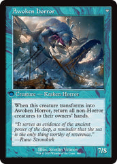 Thing in the Ice // Awoken Horror (Retro Frame) [Innistrad Remastered] | Mega City Incorporated