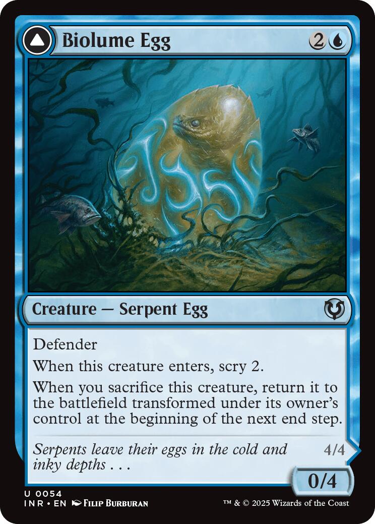 Biolume Egg // Biolume Serpent [Innistrad Remastered] | Mega City Incorporated