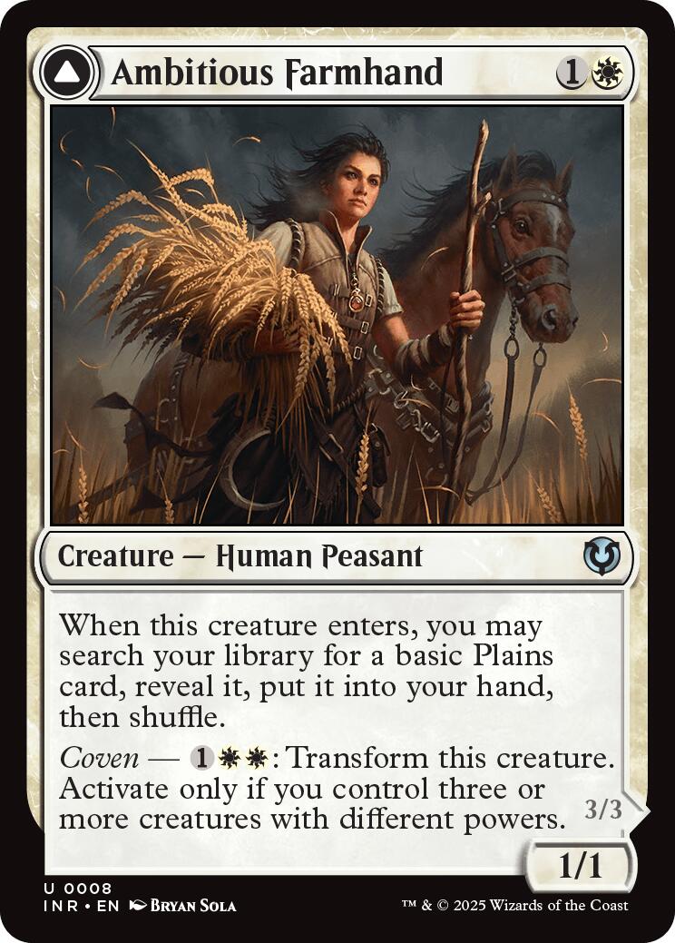 Ambitious Farmhand // Seasoned Cathar [Innistrad Remastered] | Mega City Incorporated