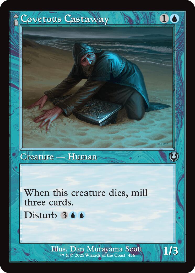 Covetous Castaway // Ghostly Castigator (Retro Frame) [Innistrad Remastered] | Mega City Incorporated