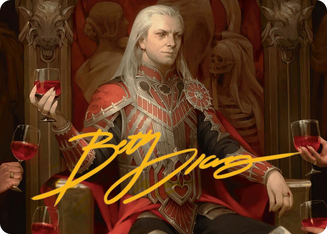 Edgar Markov Art Card (Gold-Stamped Signature) [Innistrad Remastered Art Series] | Mega City Incorporated