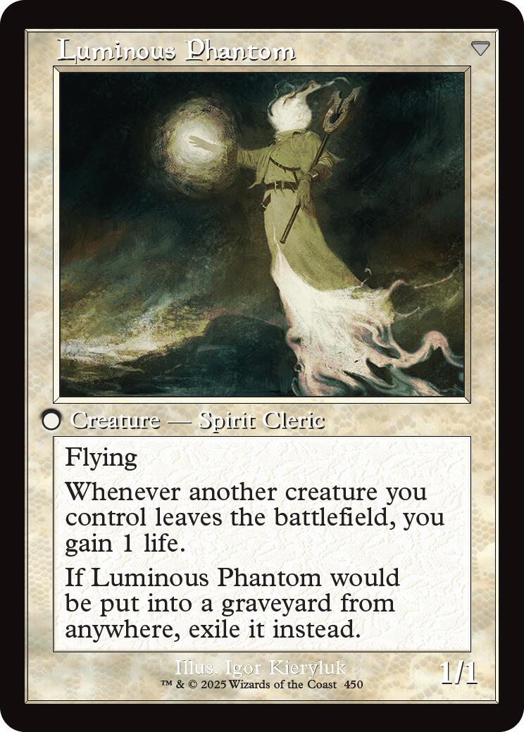 Lunarch Veteran // Luminous Phantom (Retro Frame) [Innistrad Remastered] | Mega City Incorporated