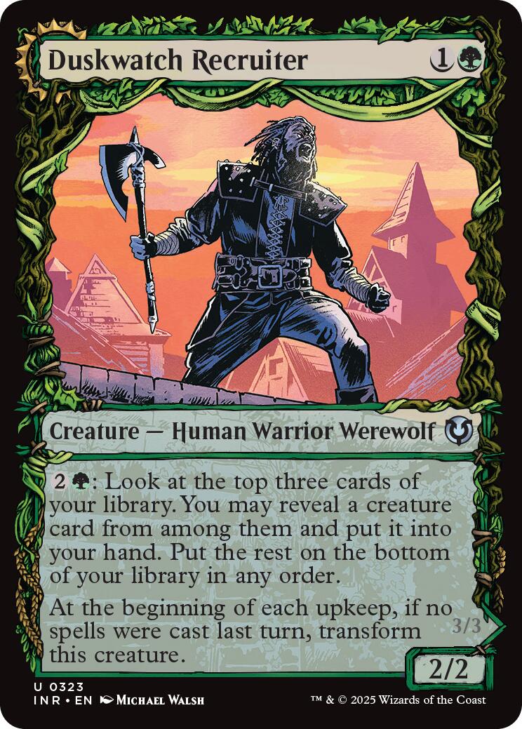 Duskwatch Recruiter // Krallenhorde Howler (Showcase) [Innistrad Remastered] | Mega City Incorporated