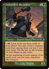 Duskwatch Recruiter // Krallenhorde Howler (Retro Frame) [Innistrad Remastered] | Mega City Incorporated