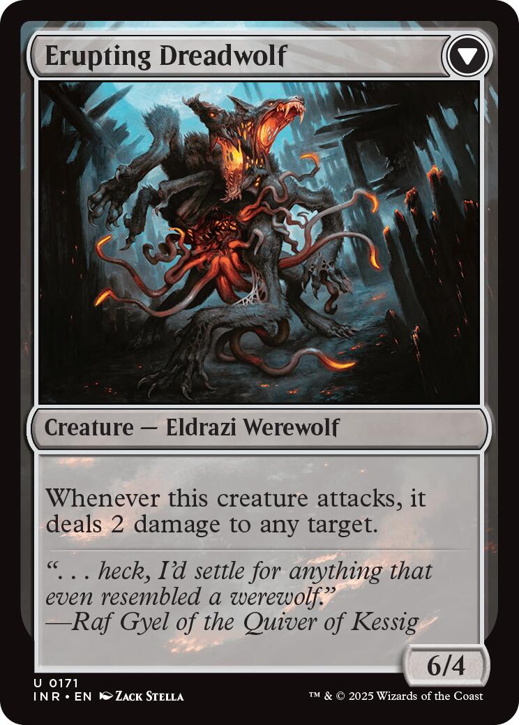 Smoldering Werewolf // Erupting Dreadwolf [Innistrad Remastered] | Mega City Incorporated