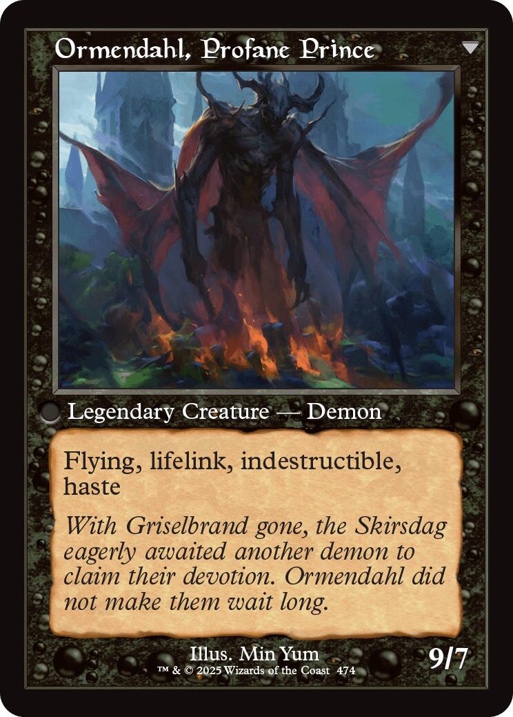 Westvale Abbey // Ormendahl, Profane Prince (Retro Frame) [Innistrad Remastered] | Mega City Incorporated