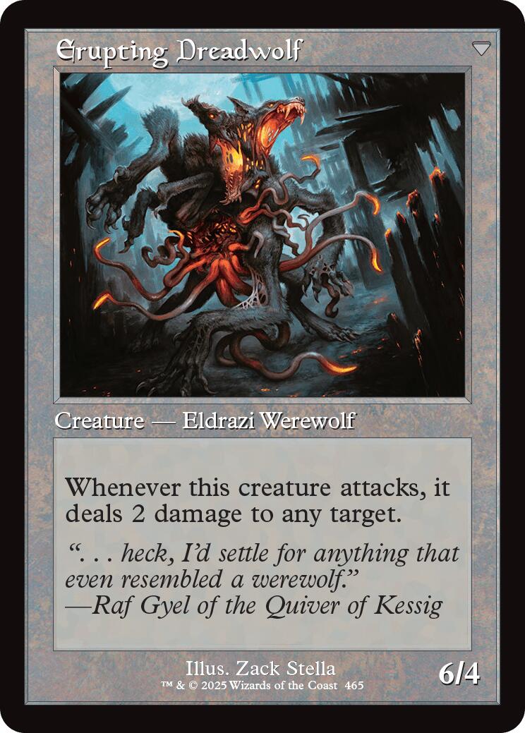 Smoldering Werewolf // Erupting Dreadwolf (Retro Frame) [Innistrad Remastered] | Mega City Incorporated
