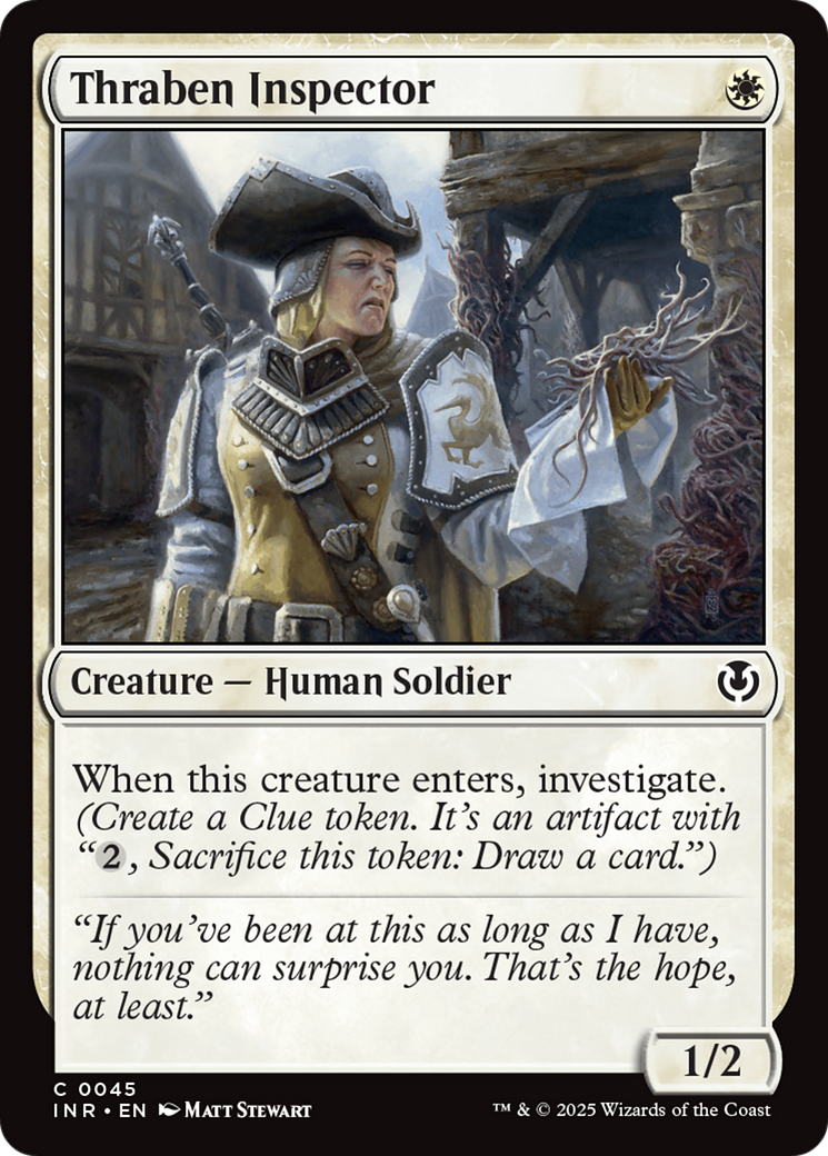 Thraben Inspector [Innistrad Remastered] | Mega City Incorporated