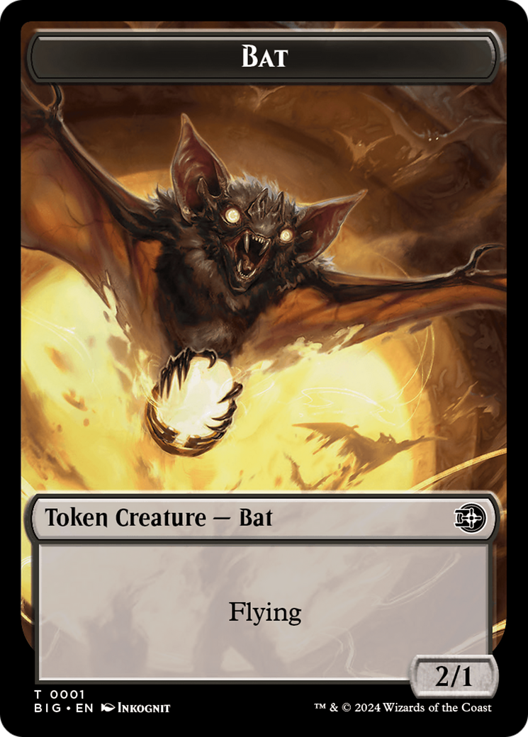 Bat Token [Outlaws of Thunder Junction: The Big Score Tokens] | Mega City Incorporated