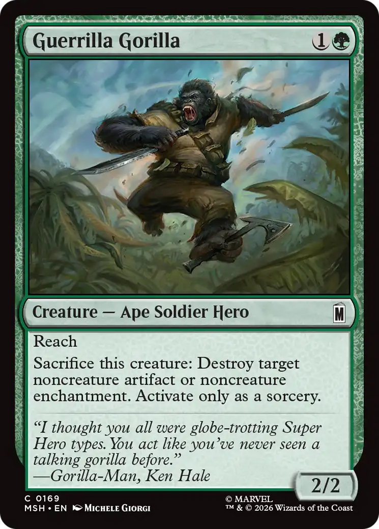 Guerrilla Gorilla [Marvel Super Heroes] | Mega City Incorporated