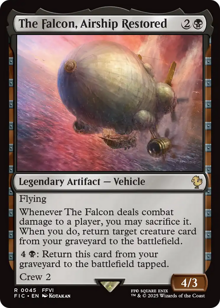 The Falcon, Airship Restored [FINAL FANTASY Commander] | Mega City Incorporated