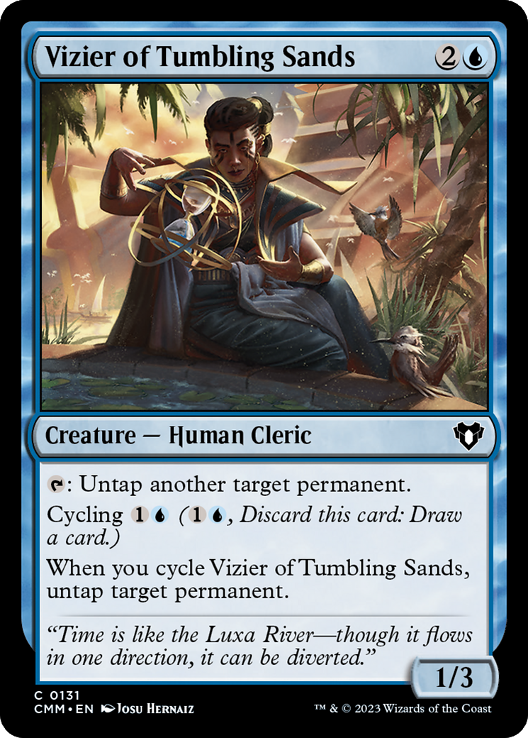 Vizier of Tumbling Sands [Commander Masters] | Mega City Incorporated