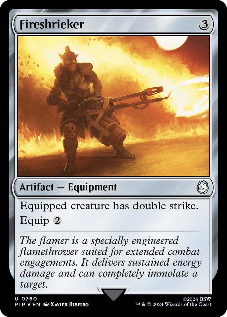 Fireshrieker (Surge Foil) [Fallout] | Mega City Incorporated