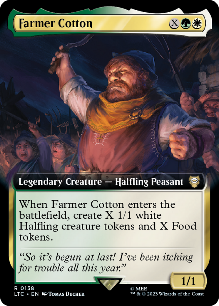 Farmer Cotton (Extended Art) [The Lord of the Rings: Tales of Middle-Earth Commander] | Mega City Incorporated