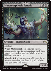 Metamorphosis Fanatic [Duskmourn: House of Horror Commander] | Mega City Incorporated