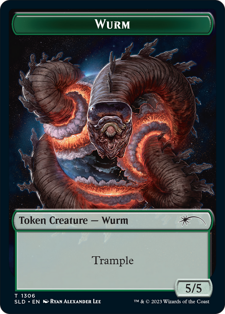 Wurm Token [Secret Lair Drop Series] | Mega City Incorporated