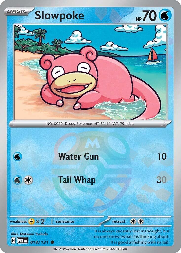 Slowpoke (018/131) (Master Ball Pattern) [Scarlet & Violet: Prismatic Evolutions] | Mega City Incorporated